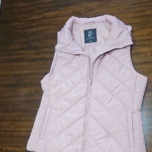 New York & Company Blush Quilted Vest